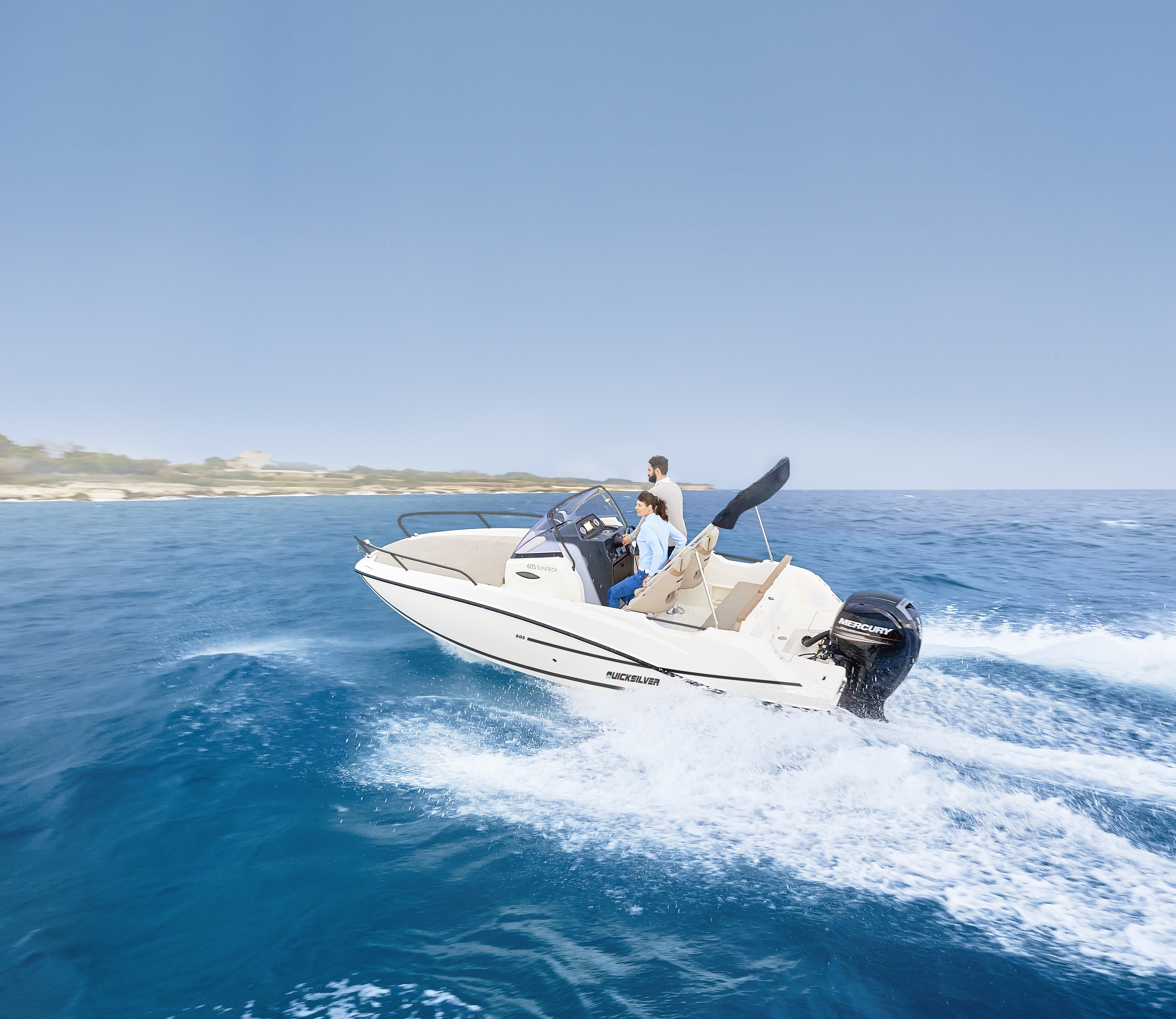 605 Sundeck Running 283 V1 White